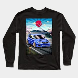 Subaru Impreza WRX Hatchback Nippon Style Long Sleeve T-Shirt